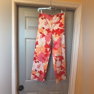 Loft Floral Vintage Pants - size 6